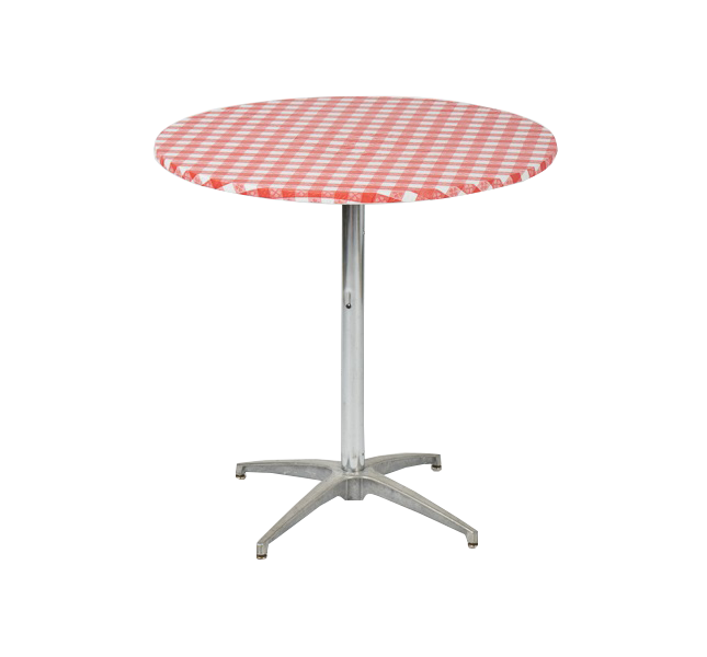 36" Round Fitted Plastic Table Covers