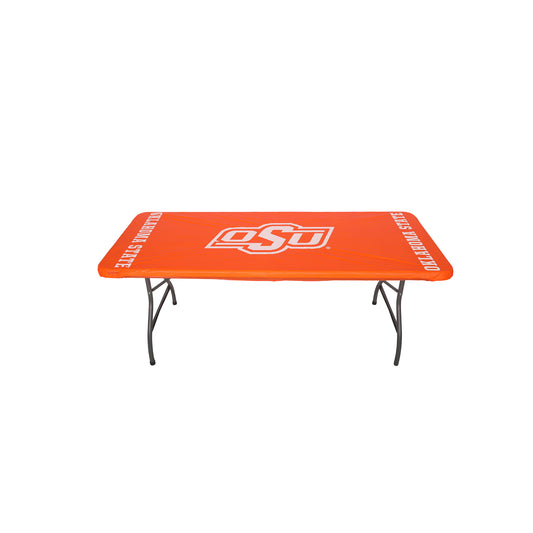 Collegiate Kwik-Covers Rectangle Plastic Table Cover (Oklahoma State University)